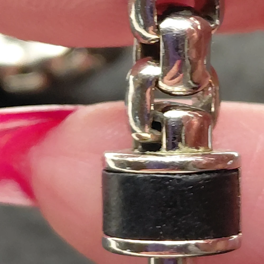 Louis Vuitton M62592 Silver Bracelet Chain Monogram-eclipse - Picture 7 of 11